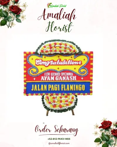 Bunga Papan Congratulation di Bira